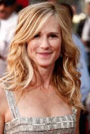 Holly Hunter as Amanda. She is now over 60 and both petite and feisty