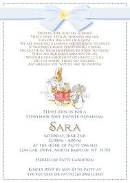 Peter Rabbit Baby Shower Invitation