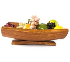 Wooden Oak Fruit Bowl Cut a modern fruit owl out of trotec solid wood.