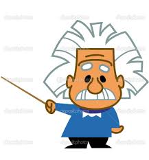 Albert Einstein Cartoon Scientist Genius Professor Teacher Holding A Pointer Cartoon Einstein Clipart Einstein