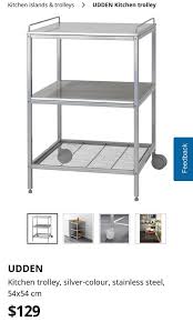 Stainless steel kitchen island ikea with of study course, this would not necessarily mean that household staging is not crucial any more! Ikea Shelving Trolley Kitchen Island Furniture Home Living Furniture Shelves Cabinets Racks On Carousell