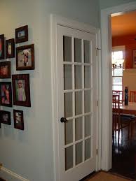 On my spring break (early march!) my dad and i partitioned off the basement with a door. French Door To Basement Basement Remodeling Finishing Basement Basement Makeover