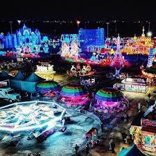 Magical Winter Lights Festival Houston Tx Carnival Rides Winter Light Festival Winter Light