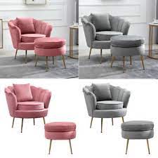 Check spelling or type a new query. Oyster Accent Armchair Sofa Chair Footstool Cushion Available Lounge Living Room Ebay