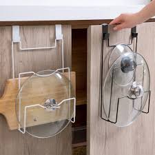 Metro's pan storage racks are great for storing a variety of food items, from rising dough to cupcakes. Wall Mount Pot Cover Pan Lid Storage Rack Organizer Kitchen Cabinet Door Holder Kitchen Dining Bar Kitchen Storage Organization