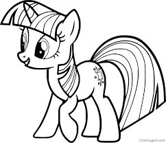 All of it in this site is free, so you can print them as many as you like. Cute Twilight Sparkle Coloring Page Coloringall