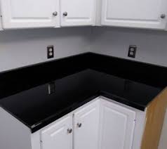 spray paint & glaze kitchen counter