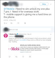 The app will check your eligibility and perform the unlock operation. Como Desbloquear Tu Tarjeta Sim Con T Mobile Oneplus 7 Pro
