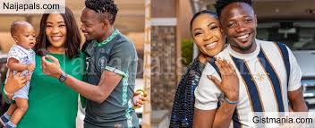 The 27 year old is the first nigerian to score more than once in a fifa world cup match, after scoring twice against argentina in the 2014 fifa world cup. Ahmed Musa And Wife Juliet Celebrate Their 4th Wedding Anniversary With Cute Family Photo Gistmania