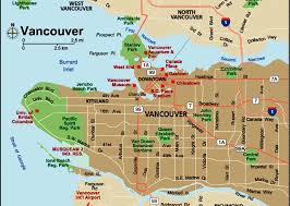 See A Map Of Vancouver Vancouver Travel Vancouver Map Canada Travel