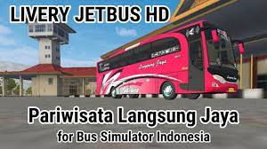 Livery bussid jernih shd ini juga merupakan bentuk template livery bussid shd png yang paling umum pada. Pariwisata Langsung Jaya Livery Bussid Jetbus Hd Youtube