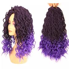 1 white + purple ombre. Mtmei Hair Goddess Senegalese Twist Crochet Hair 14 35strands Black Purple Ombre Braiding Hair Extensions Curly Crochet Braids Aliexpress