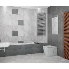 Prisma Gris Ceramic Tile Ceramic Tiles Stone Look Tile Grey Bathroom Tiles