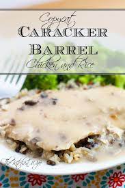 From book old fashioned country cooking found at cracker barrel. Copycat Cracker Barrel Crockpot Chicken And Rice Recipe The Kitchen Wife