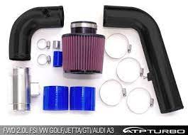 Atp Vw Golf Gti Jetta Audi A3 2 0t Fsi Turbo 3 0inch Modular Air Intake Kit With Red Silicone Connectors Audi A3 Golf Gti Audi