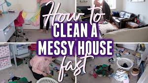 How To Clean A Messy House Fast | Quick Cleaning Routine - Youtube