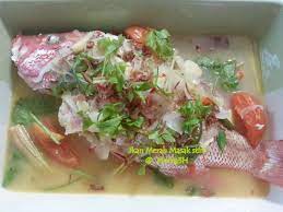1.3 kaedah resepi ikan bawal stim : Celoteh Mama3h Ikan Merah Masak Stim