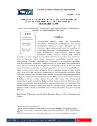 Laporan pertanggung jawaban ppdbfull description. Pdf Kedudukan Tempat Simpanan Harta Al Hirz Dalam Jenayah Siber Masa Kini Analisis Menurut Perspektif Islam