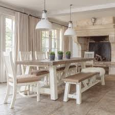 You get a large rectangular table and three additional benches that can seat four or five people at a go. Modern Farmhouse Dining Table 1 6m Insideout Living