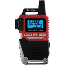 La Crosse Technology Noaa Weather Alert Handheld Radio With Flashlight 810 1461 The Home Depot Noaa Weather Radio Weather Radio Weather Alerts