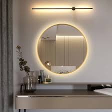 Wall Mounted Round Backlit Mirror Led