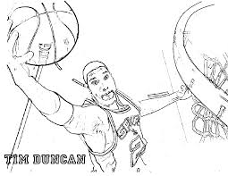 Kids sports coloring of dwayne. Coloring Pages Basketball Players Coloring Home
