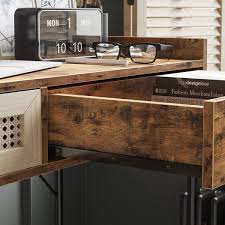 Maybe you would like to learn more about one of these? Buy Ironck Vanity Table 2 Drawers Makeup Dressing Table With Mirror Industrial Vanity Dresser Desk For Bedroom Rattan Craft Wood And Metal Frame Vintage Brown Online In Hungary B099whd5k3