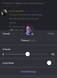 It seems like the discord grabbing hand meme is going viral once again. Thanos Joined A Discord Server I M On Inthesoulstone
