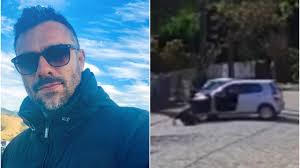 Ex-BBB Daniel Saullo comete deslize e quase é atropelado pelo próprio carro 