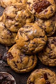 Rye Whiskey Chocolate Chip Cookies Baker By Nature Recipe In 2020 Chocolate Chip Cookies Boozy Chocolate Yummy Snacks