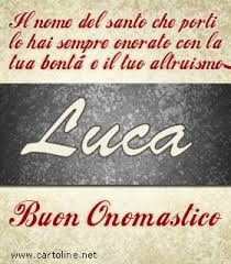 Buon Onomastico Formale A Luca