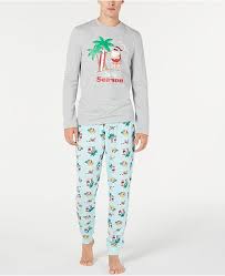Matching Mens Tropical Santa Pajama Set Created For Macys