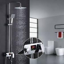 Optimaler Badezimmer Duschset 3 Wege Brausesets Homelody Mit Lcd Display Temperatur Anzeige Und Dusche Zeit Online Günstig