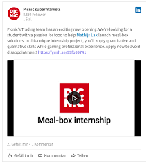 Beispielsätze und muster bewerbungsschreiben für die ausbildung. Picnic Erwagt Start Von Eigenen Kochboxen Location Insider