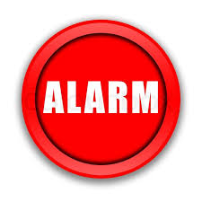 With the help of the service budilnik.online you can set an alarm with an alert on your computer, leaving it in sleep mode. Big Red Alarm Button Over White Stock Image Colourbox