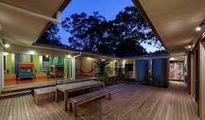 An example of this courtyard style can be seen in house plan 72 177 and 944 1 this one actually has two courtyards related categories include. Small Vacation Home Wraps Around Large Private Courtyard Spanish Style House Plans Spanish Style Homes Small Spanish Style Homes