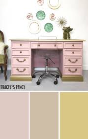 Gorgeous Green Malachite Desk Makeover By Tracey S Fancy Desk Makeover Diy Pink Painted Furniture Colorful Furniture