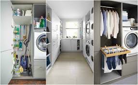 This utility room is characterised by generous storage shelves, wide drawers and a multitude of hidden helpers. Utility Room Storage 9 Ideas To Make Everyday Tasks Simple