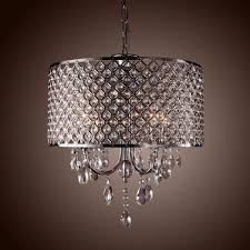 Drum Crystal Chandelier Modern 4 Lights Shade Pendant Lamp Living Dining Bedroom Kronleuchter Schlafzimmer Deckenleuchte Schlafzimmer Esszimmerleuchten