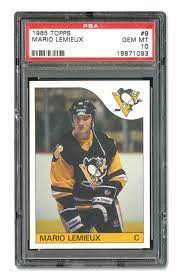 And why wouldn't they be? Lot Detail 1985 Topps 9 Mario Lemieux Rookie Psa Gem Mint 10