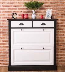 Xl sideboard landhausstil kommode schrank mexico pinie weiss in. Aktiv Moebel De Landhaus Schuhkommode Schuhschrank Kommode Ps358 Schuhregal Fichte Massiv Holz Weiss Schwarz Lackiert Kombination Vintage Landhausstil Flurmobel Garderobe Deep Brushed Massivholz Bi Color Zweifarbig