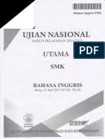 Soal un bahasa inggris smk 2015 dan pembahasannya. Soal Un Smk 2014 2015 Bahasa Inggris D Pdf Obat Farmasi Apotek