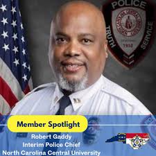 Sergeant Daniel McPherson was recognized by Alliance Health and Durham NAMI  as NCCU's CIT Officer of the Year at the 2023 Durham CIT Award Banquet