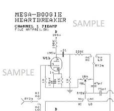 Here you are at our website, contentabove (guitar amp wiring diagram ) published by at. Mesa Boogie Heartbreaker Tube Guitar Amplifier Circuit Diagram Schematic Pdf Ebay
