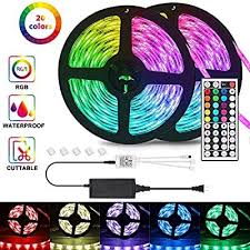 Strip lights for bedroom amazon. Amazon Com Led Strip Lights 32 8ft 10m Smd5050 Waterproof Rgb Strip Lights Led Color Changing Str Color Changing Led Rgb Led Strip Lights Led Strip Lighting