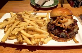 whisky bacon burger from the