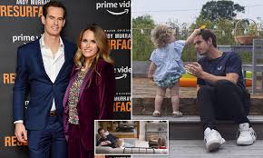 Tennis champion andy murray is set to take on centre court at wimbledon this month. Andy Murray Says Being A Father Of Three Under Five Is Exhausting Daily Mail Online