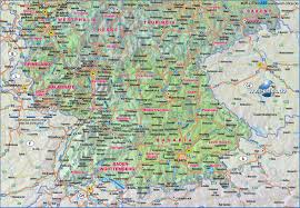 ドイツ南西部のマップ ドイツの大きな地図 西ヨーロッパ ヨーロッパ