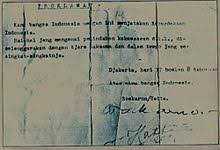 It was a dutch colony for about 350 years before its independence. Proclamation Of Indonesian Independence Wikipedia