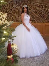 Pin By Santruit On Simple Dresses White Quinceanera Dresses White Quince Dresses Ball Gowns